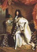 Hyacinthe Rigaud Portrait of Louis XIV (mk08) oil painting